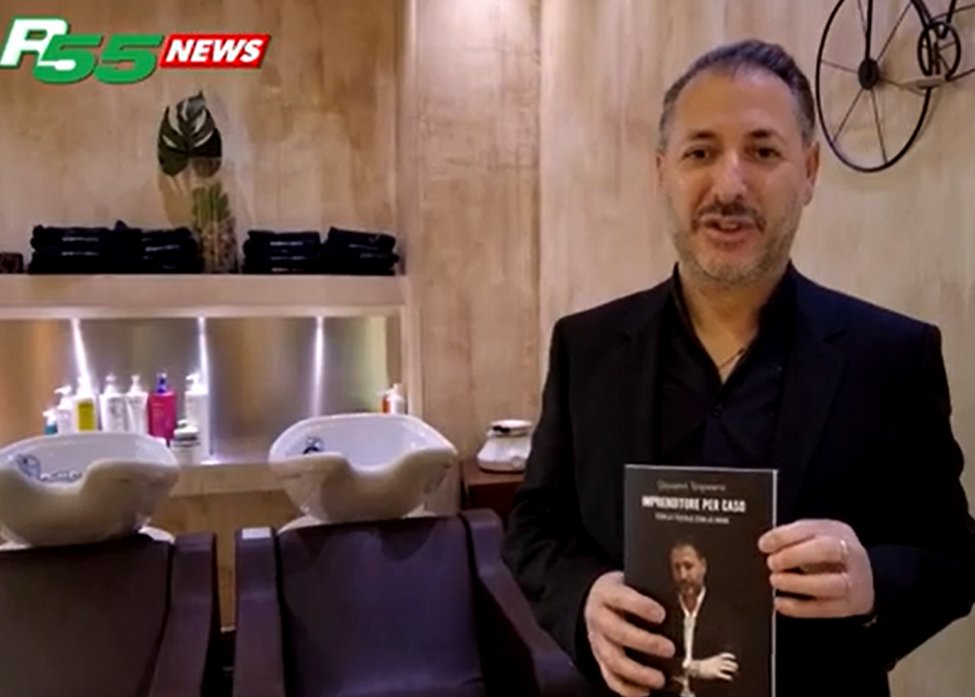 L’intervista a Giovanni Tropeano, “Imprenditore per caso”, sul TG di Rete 55