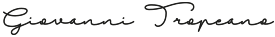 Firma Giovanni Tropeano
